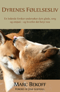Omslaget på boka "Dyrenes følelsesliv"
